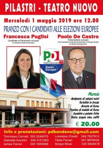 1 maggio elezioni europee Bondeno Francesca Puglisi